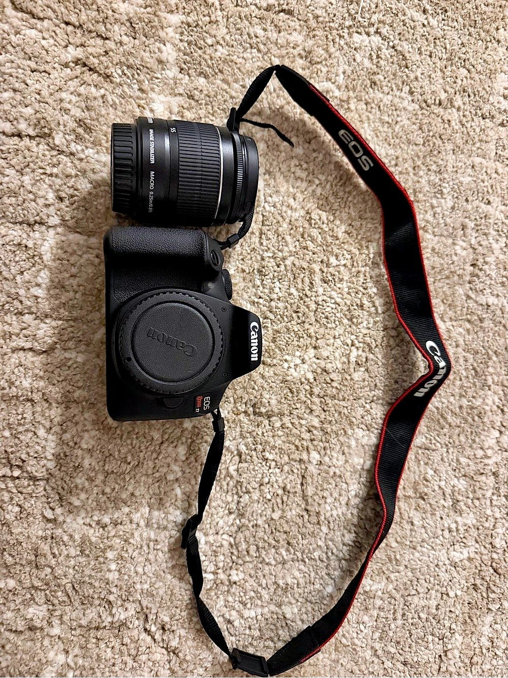 Canon EOS Rebel T7 DSLR Camera + EF-S 18-55mm IS II Lens Kit